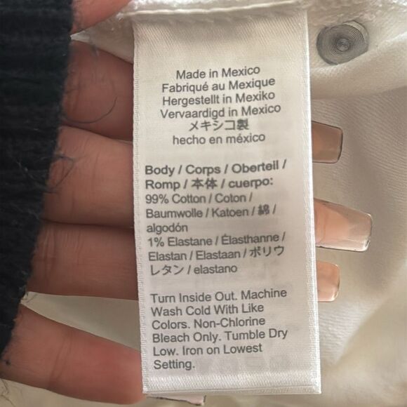 J Crew Skinny flare jean in white wash Womens Size‎ 32 White - Picture 5 of 9